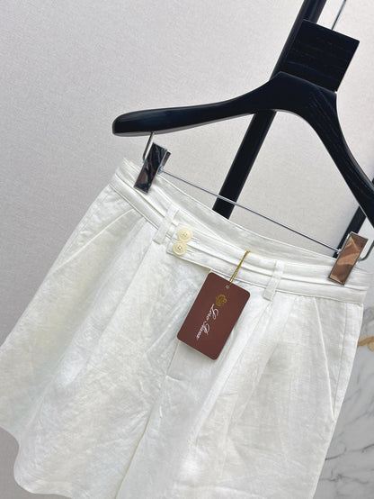 Loro 25ss linen short