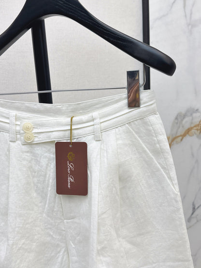 Loro 25ss linen short