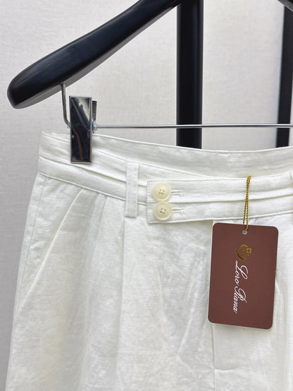 Loro 25ss linen short