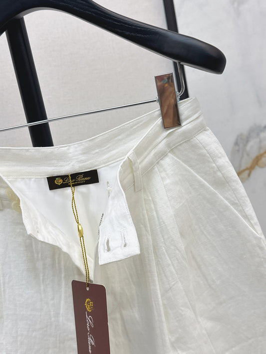 Loro 25ss linen short