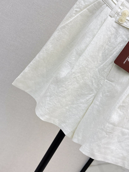 Loro 25ss linen short