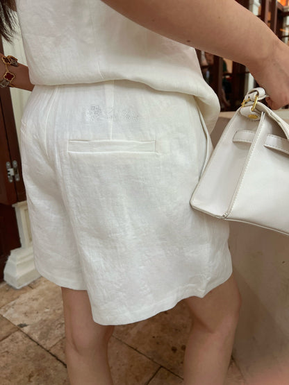 Loro 25ss linen short