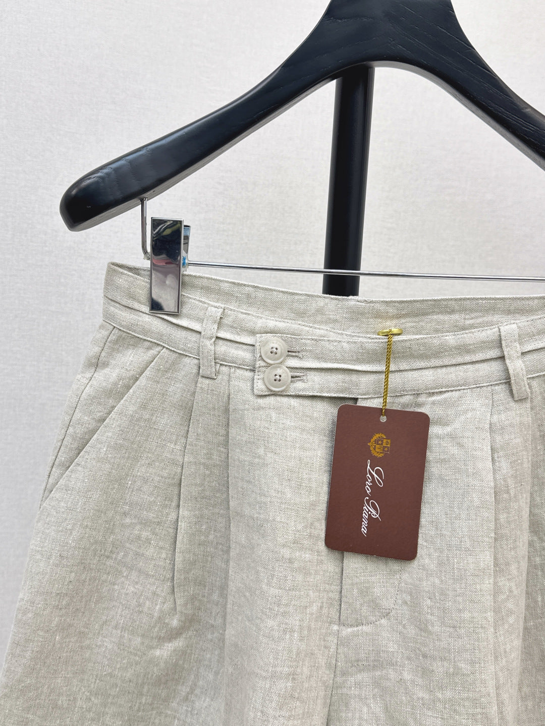 Loro 25ss linen short