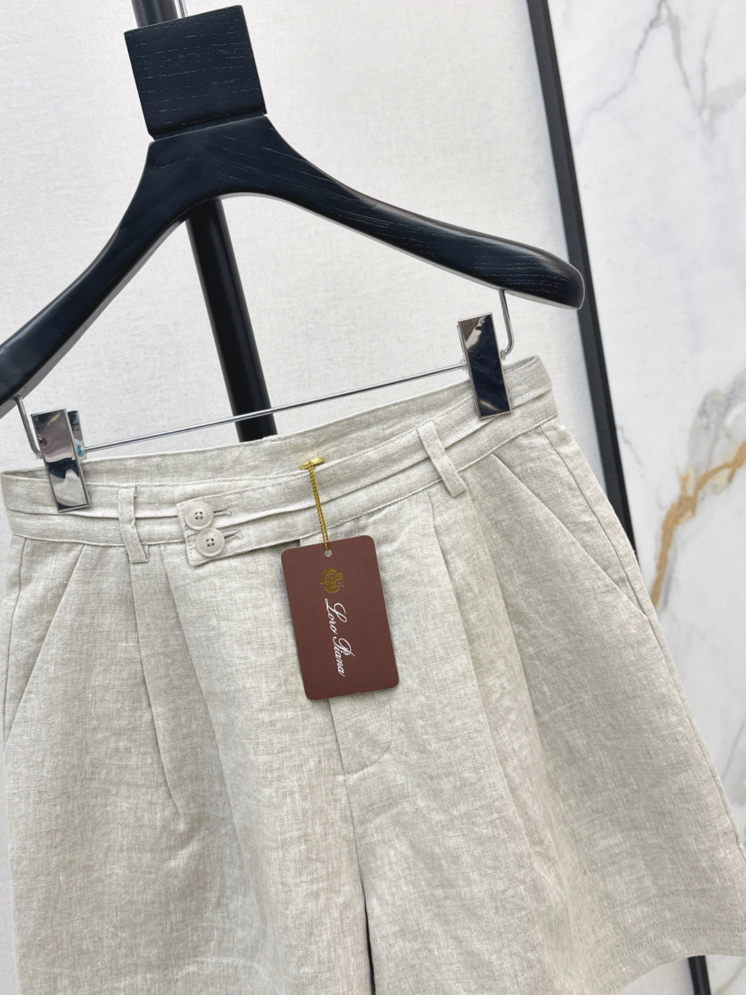 Loro 25ss linen short