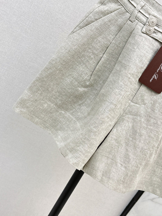 Loro 25ss linen short