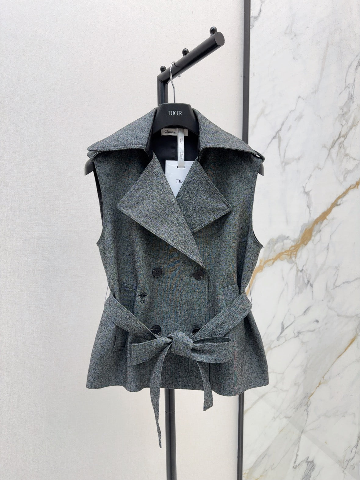 CD 25SS embroidered vest