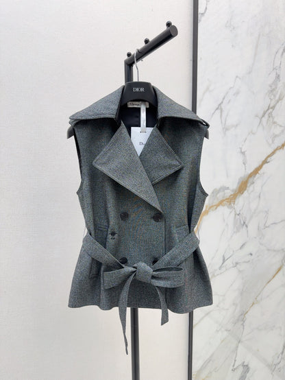 CD 25SS embroidered vest