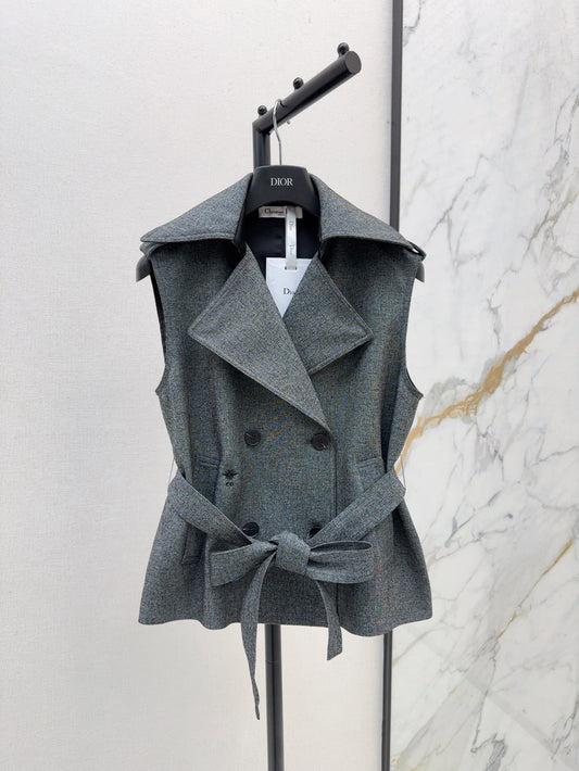 CD 25SS embroidered vest