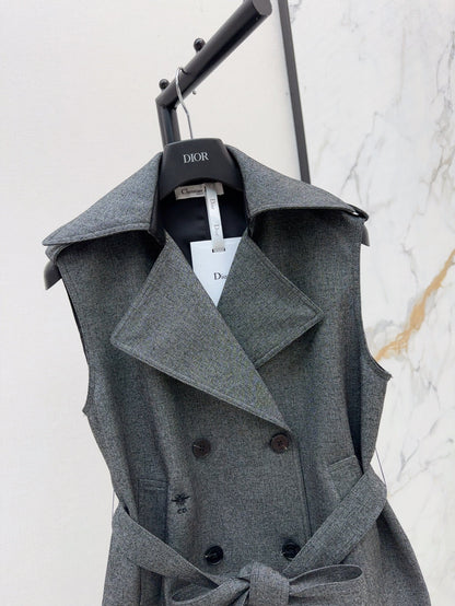 CD 25SS embroidered vest