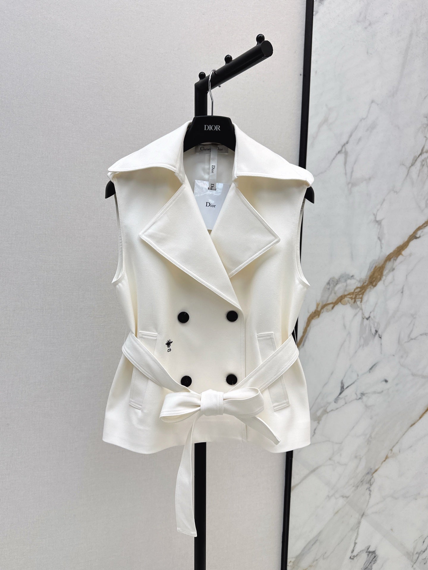 CD 25SS embroidered vest