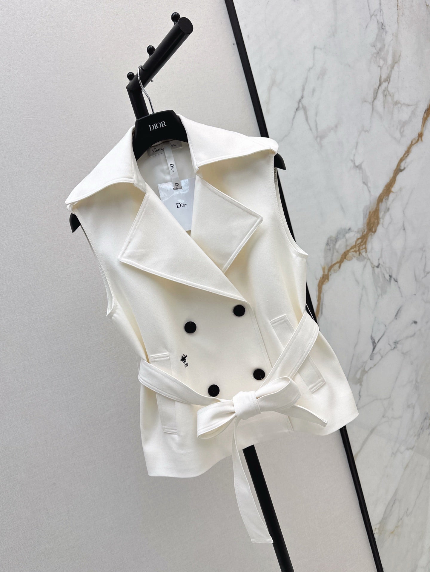CD 25SS embroidered vest