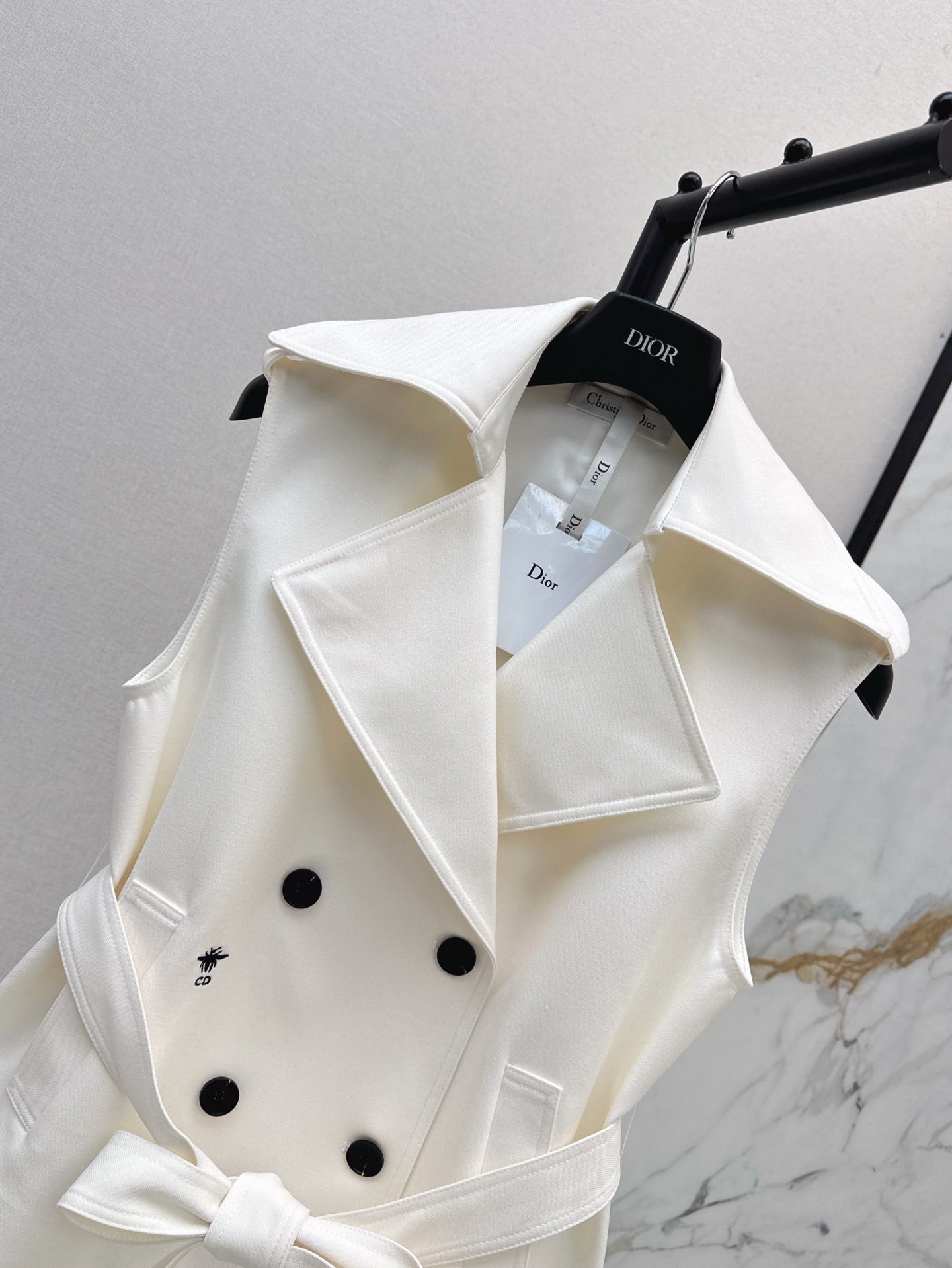 CD 25SS embroidered vest