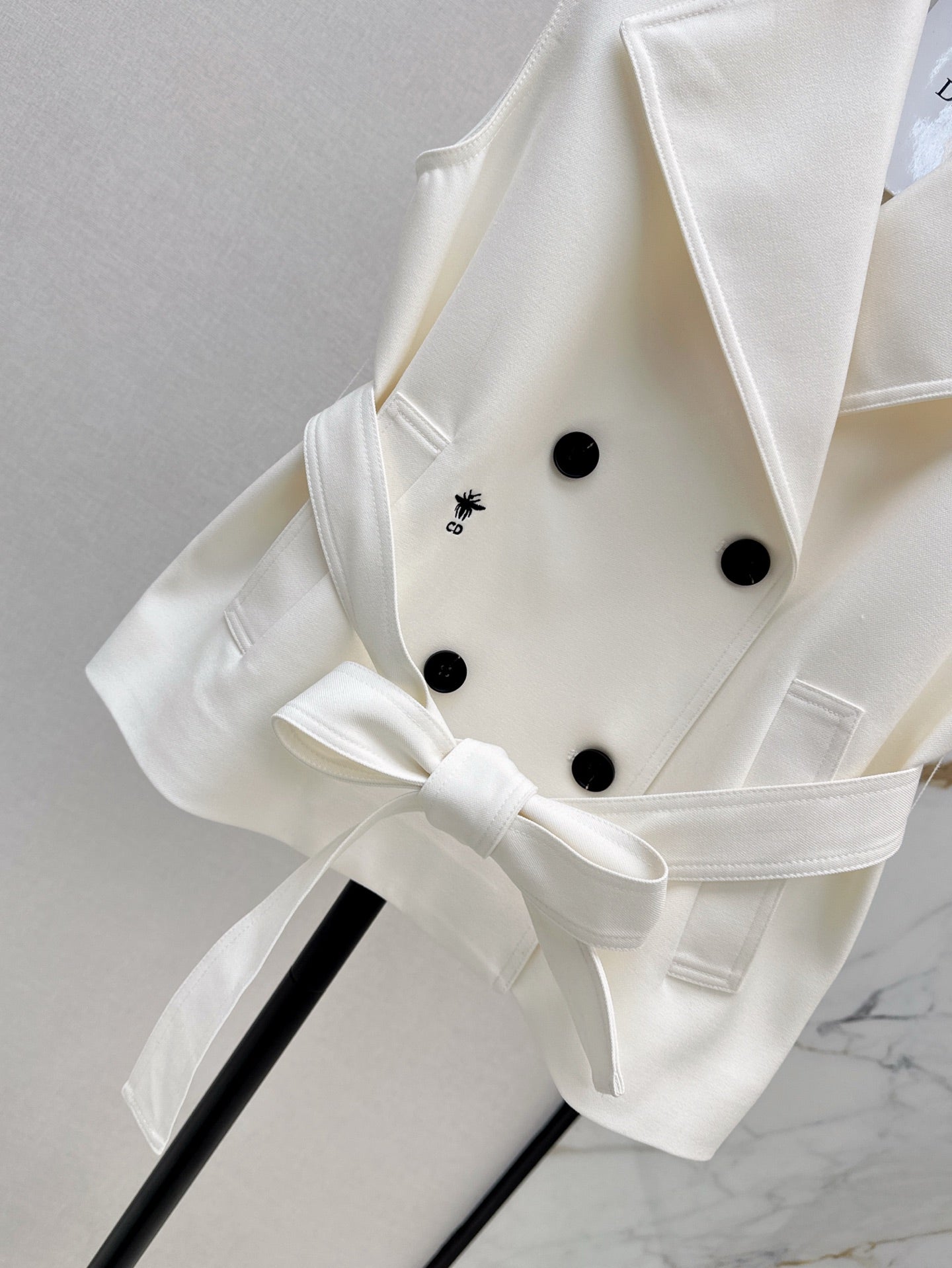 CD 25SS embroidered vest