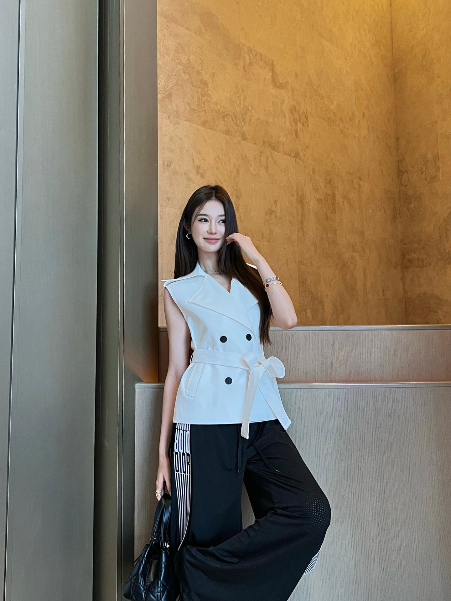 CD 25SS embroidered vest