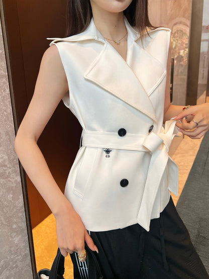 CD 25SS embroidered vest