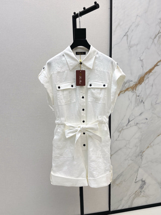 Loro 25ss cargo jumpsuit