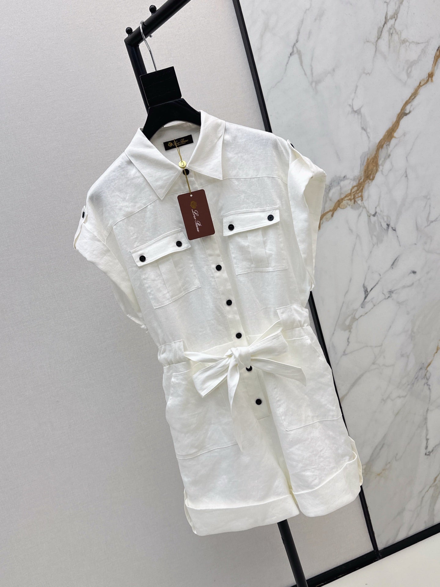 Loro 25ss cargo jumpsuit