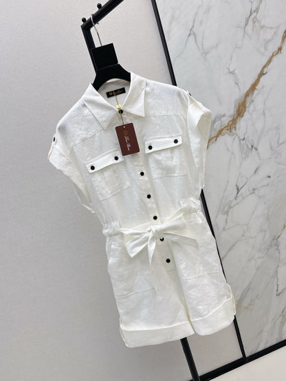 Loro 25ss cargo jumpsuit