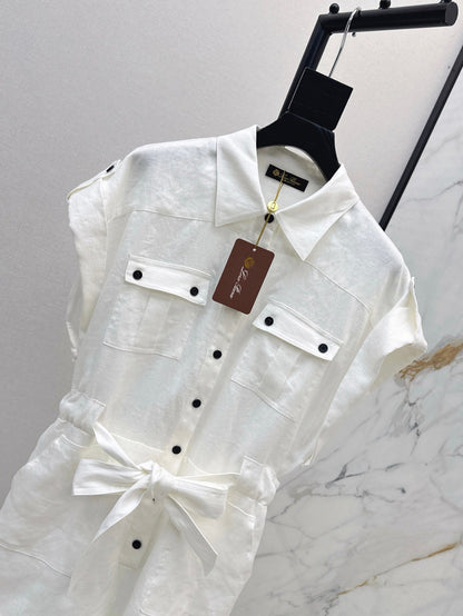 Loro 25ss cargo jumpsuit