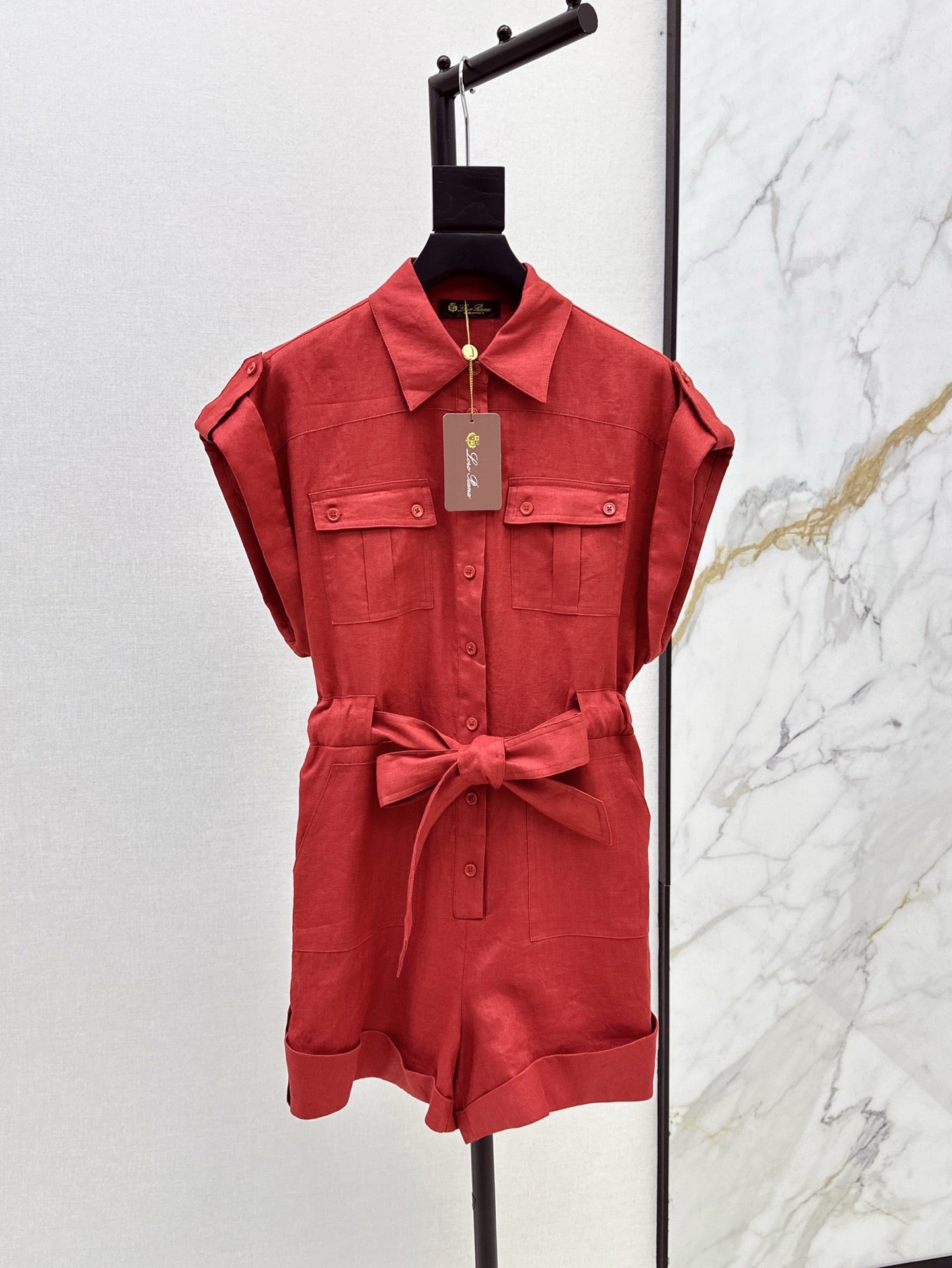 Loro 25ss cargo jumpsuit