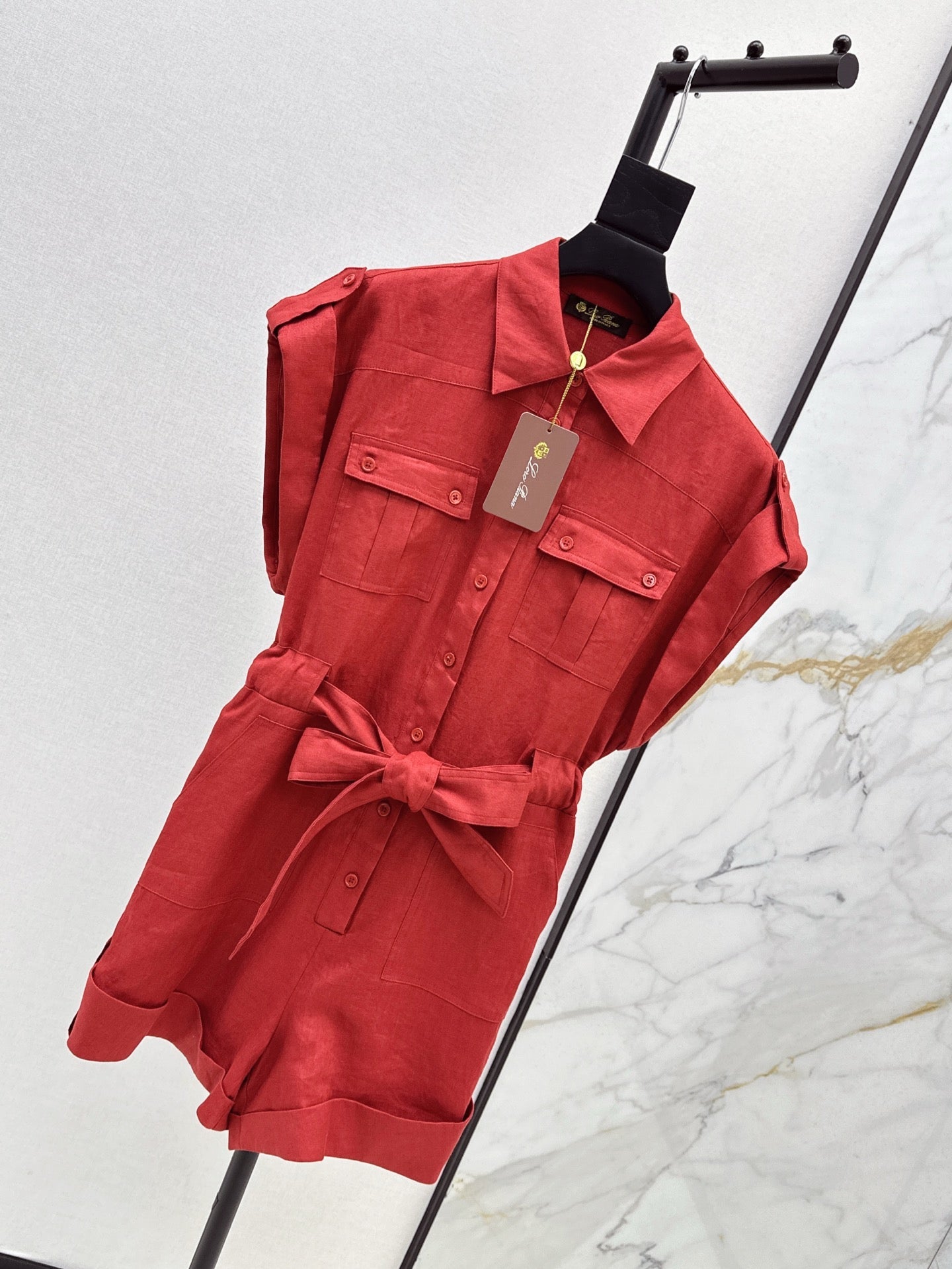 Loro 25ss cargo jumpsuit