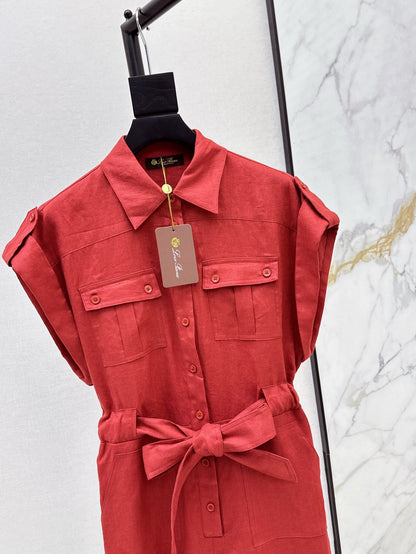 Loro 25ss cargo jumpsuit