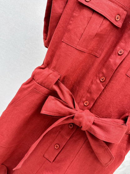 Loro 25ss cargo jumpsuit