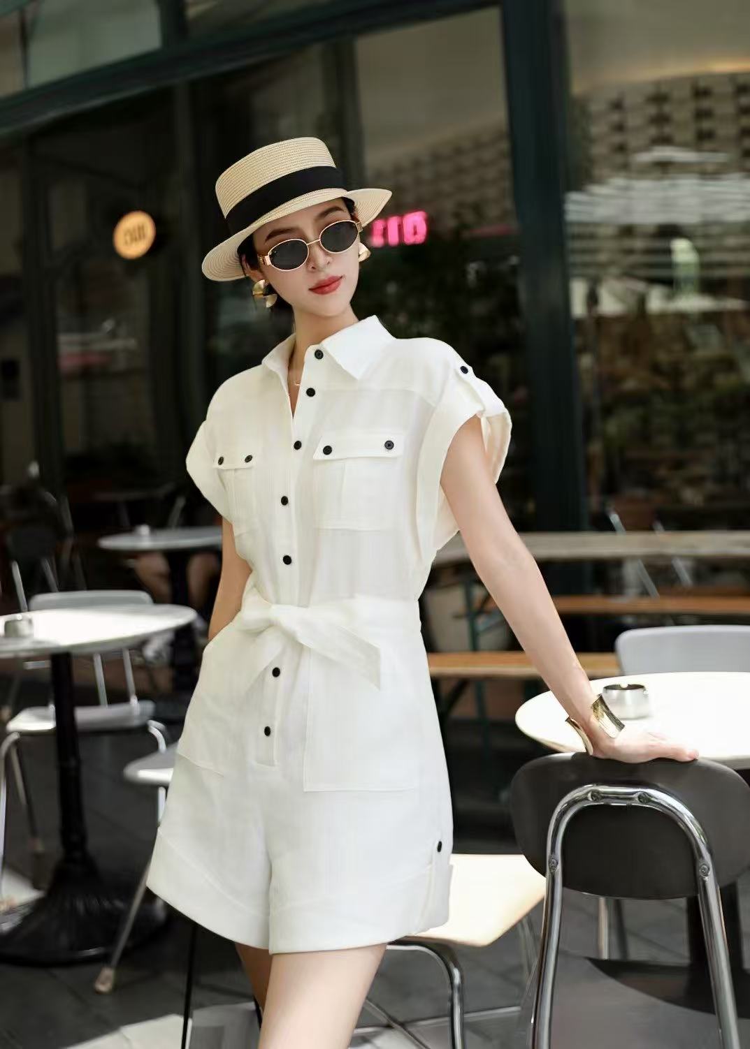 Loro 25ss cargo jumpsuit