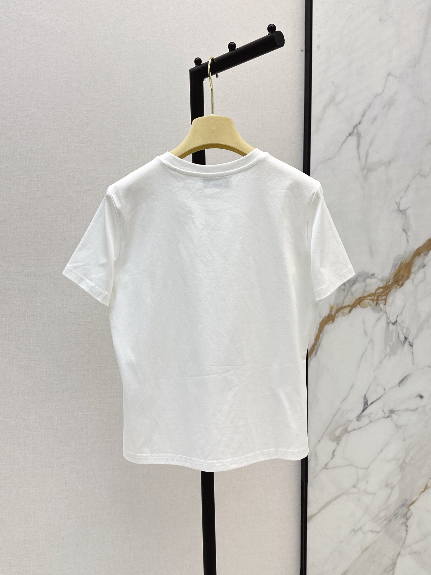 Miu 25ss beaded t-shirt
