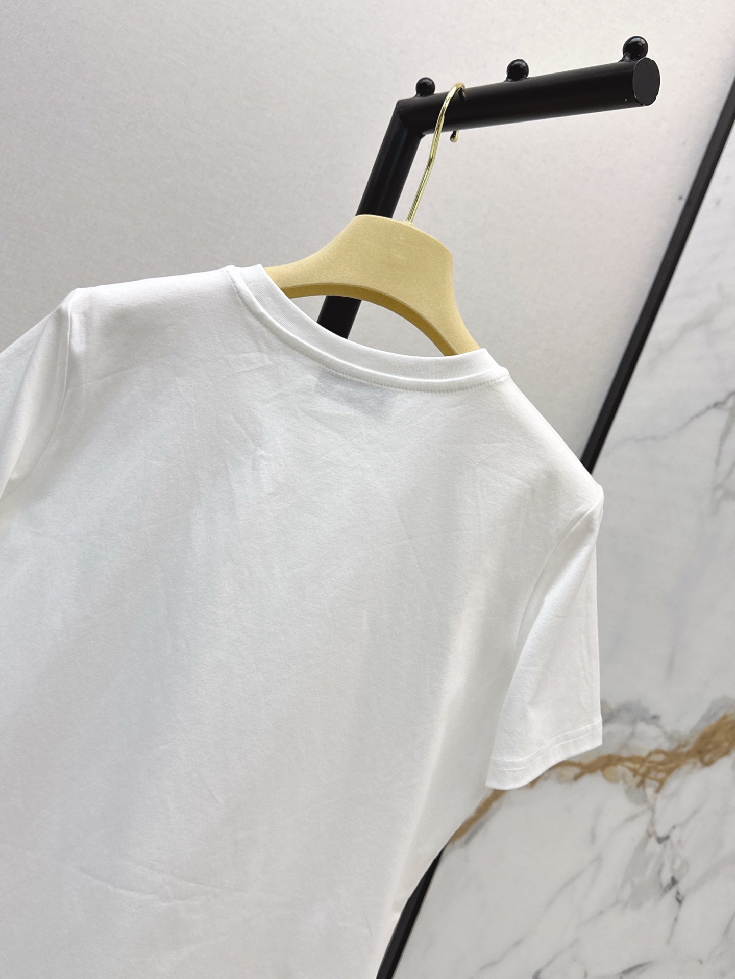 Miu 25ss beaded t-shirt