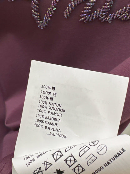 Miu 25ss beaded t-shirt