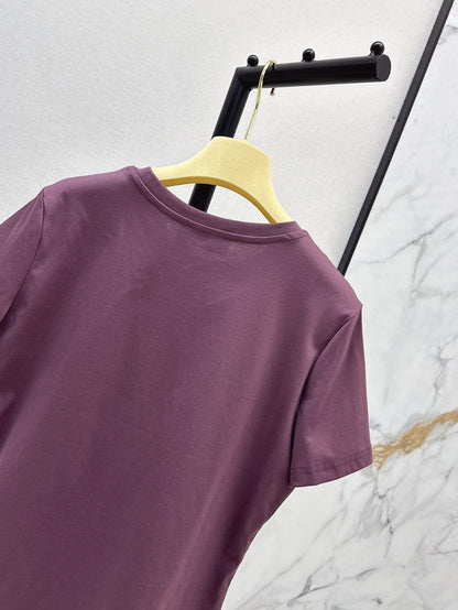 Miu 25ss beaded t-shirt
