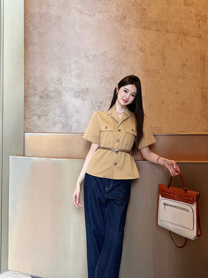 Herm 25ss cargo shirt