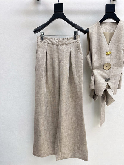 Loro 25ss vest pants set