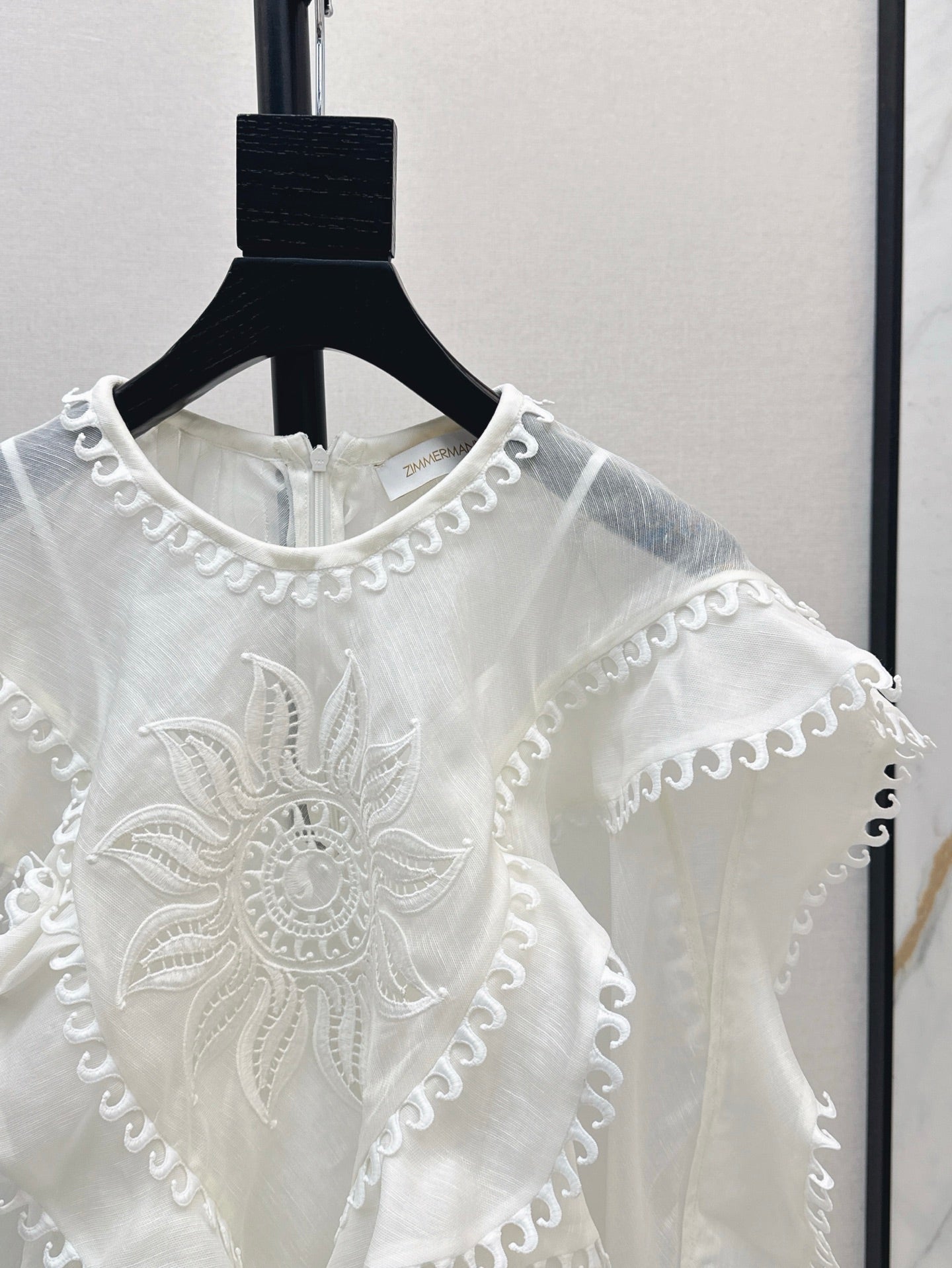 Zimm 25ss embroidered shirt