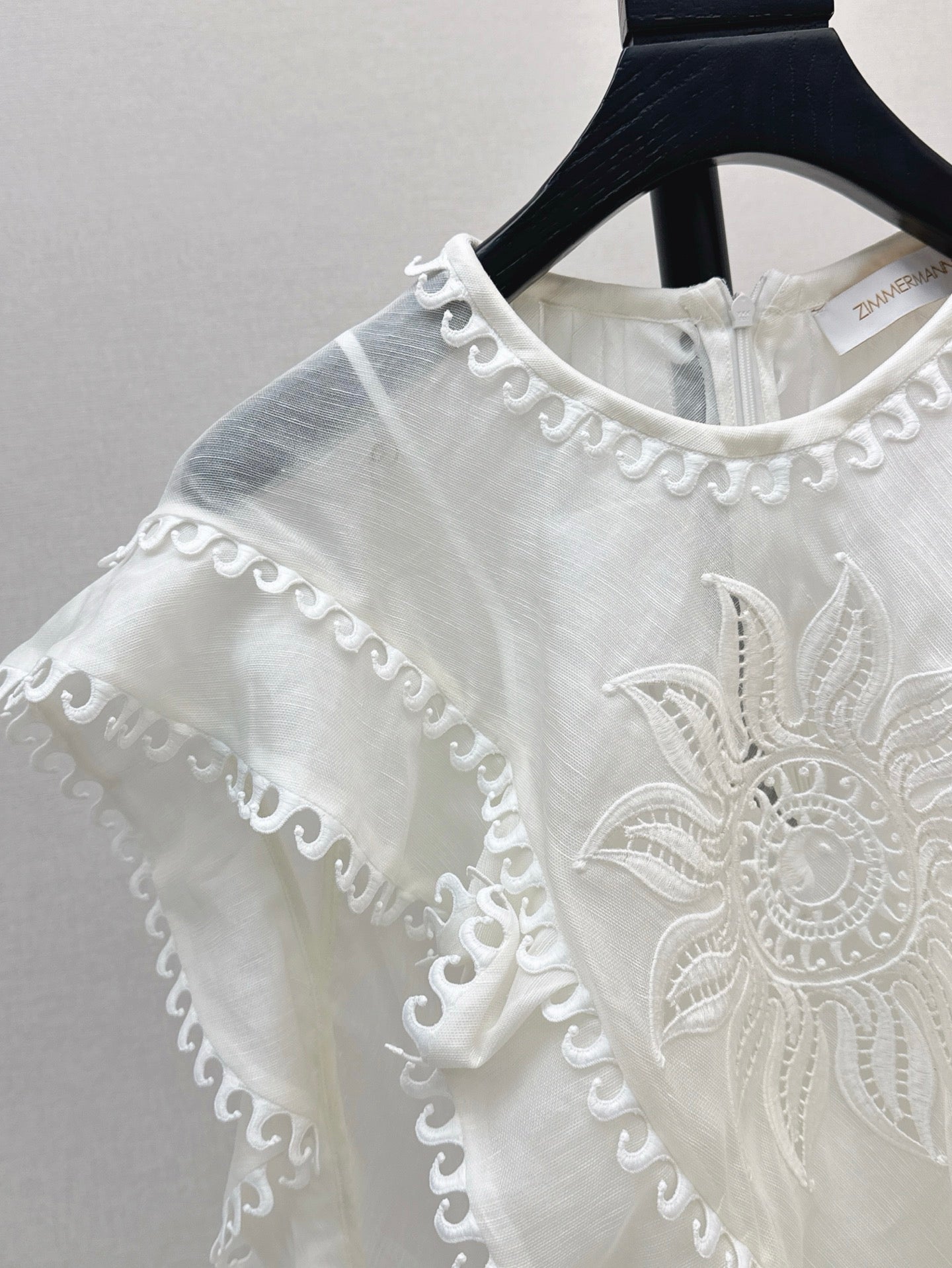 Zimm 25ss embroidered shirt