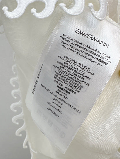 Zimm 25ss embroidered shirt