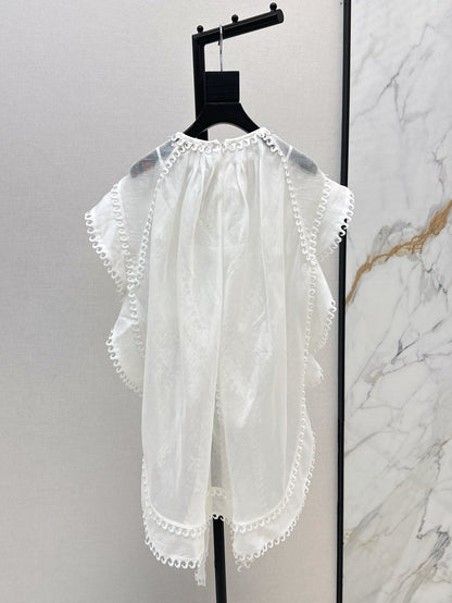Zimm 25ss embroidered shirt