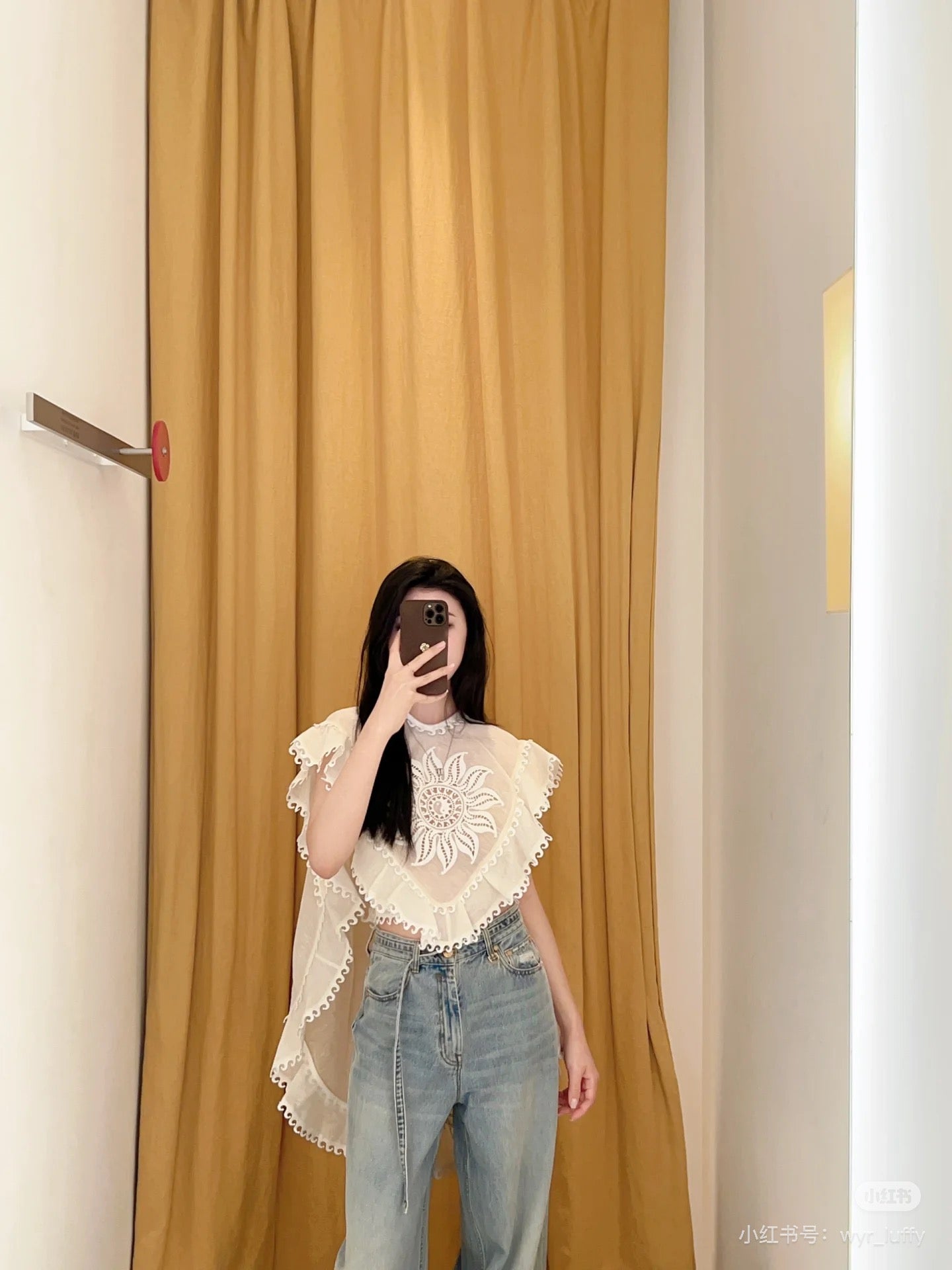 Zimm 25ss embroidered shirt