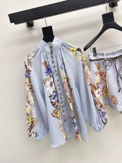 Zimm 25ss Linen shirt