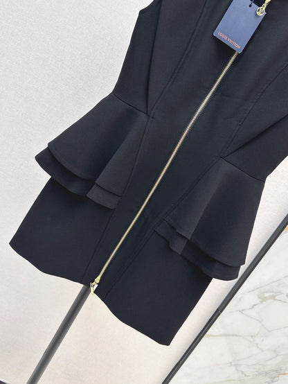 Loro 25ss ruffle dress