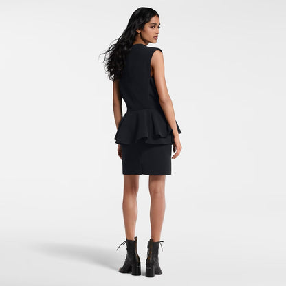 Loro 25ss ruffle dress