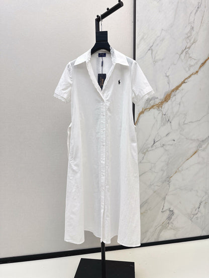 Ral 25ss lace shirt dress