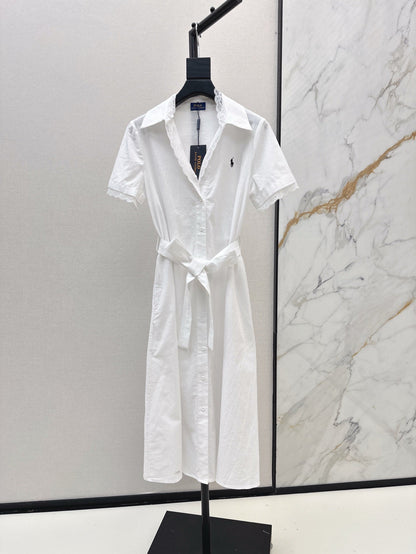 Ral 25ss lace shirt dress