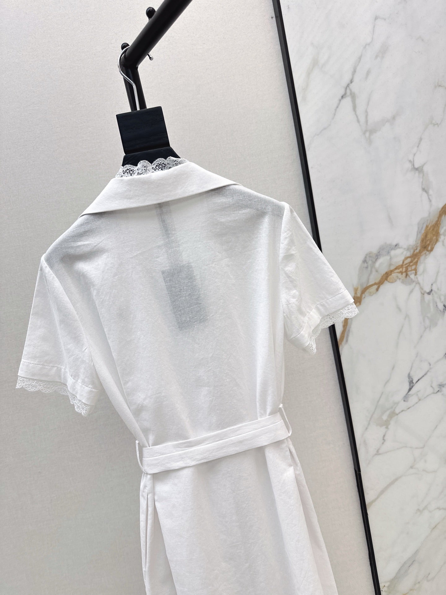 Ral 25ss lace shirt dress