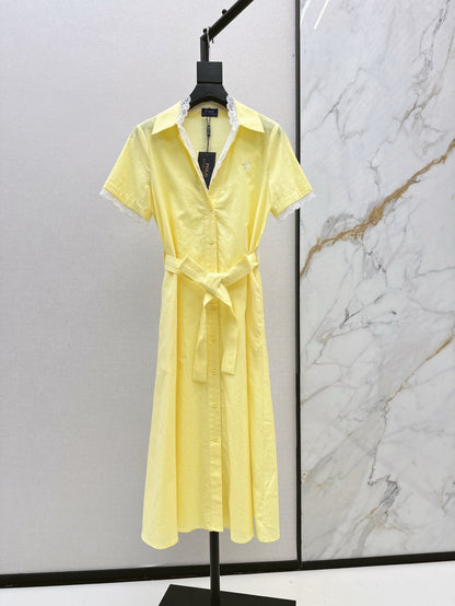 Ral 25ss lace shirt dress