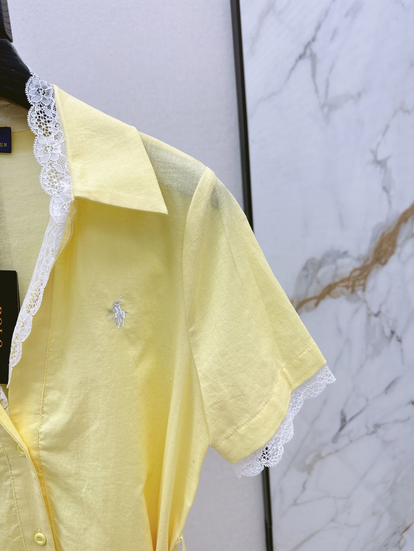 Ral 25ss lace shirt dress