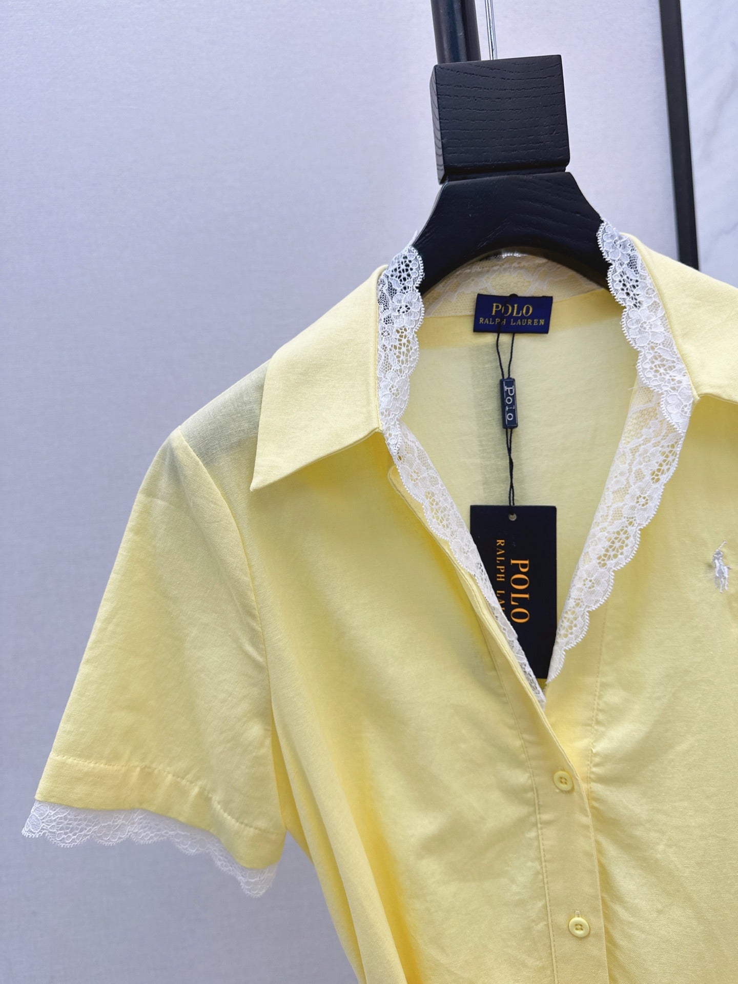 Ral 25ss lace shirt dress