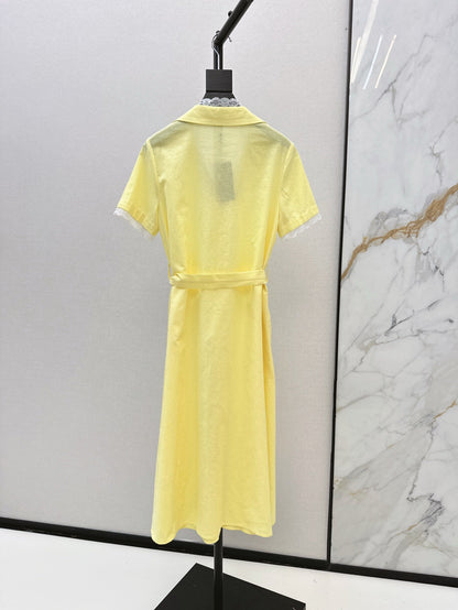 Ral 25ss lace shirt dress