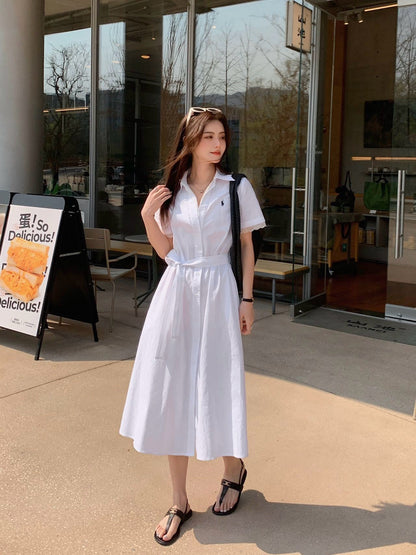 Ral 25ss lace shirt dress